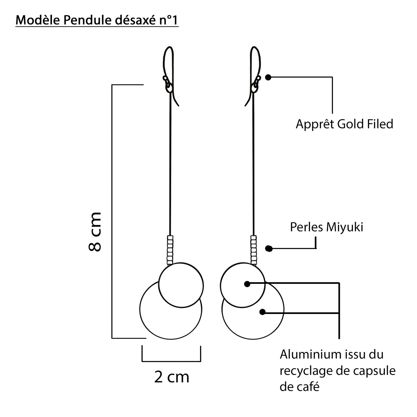 Bijoux Capsules PENDULE