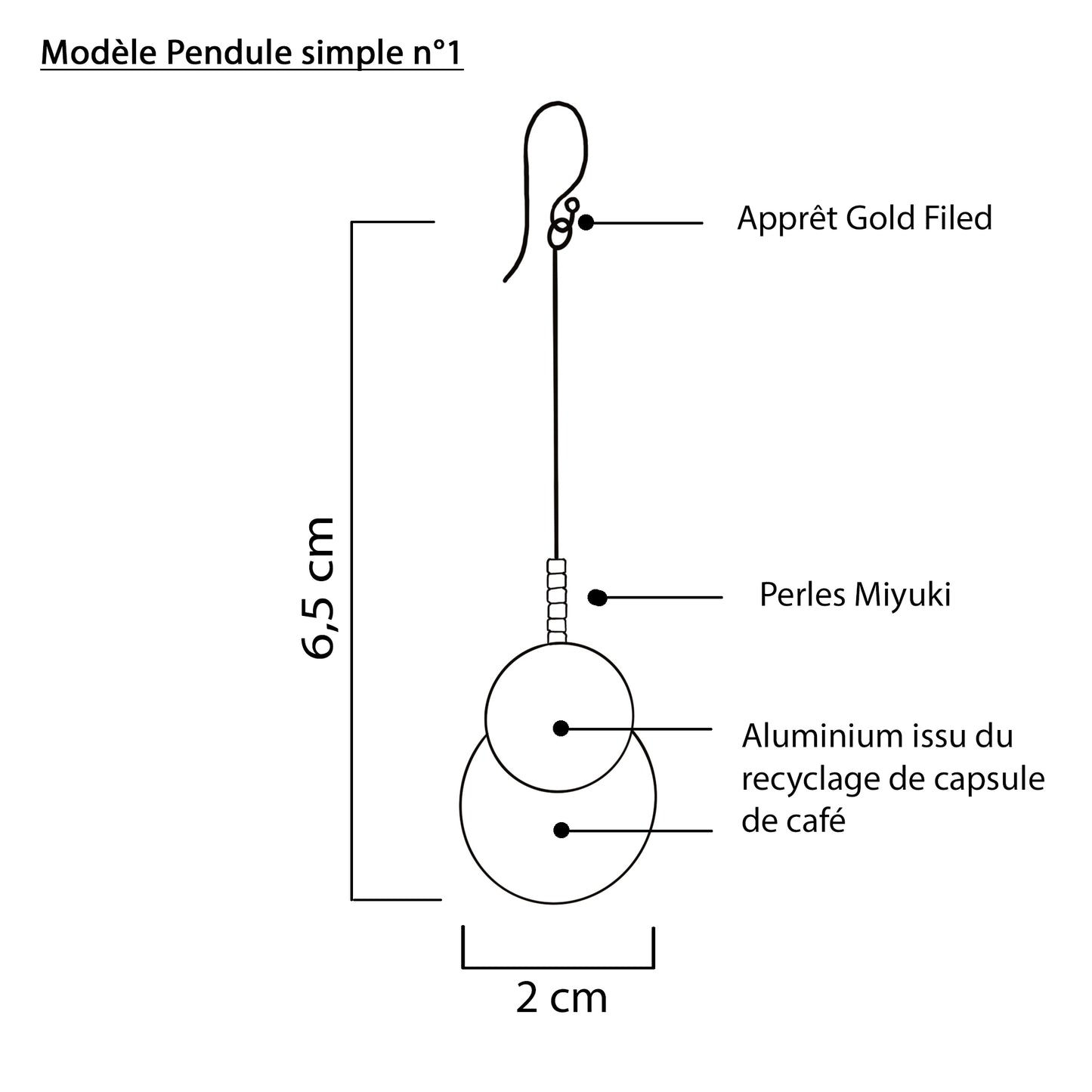 Bijoux Capsules PENDULE